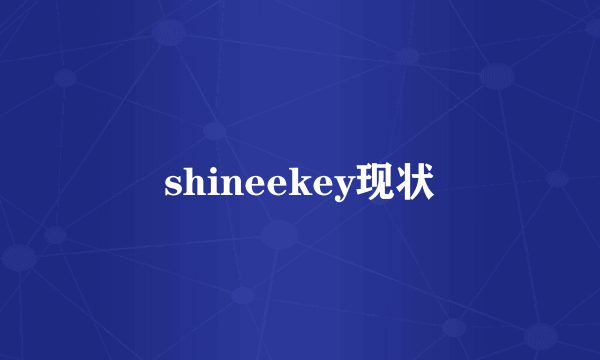 shineekey现状