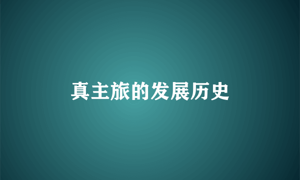 真主旅的发展历史
