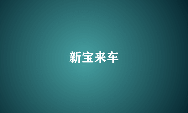 新宝来车
