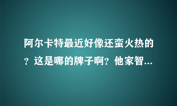 阿尔卡特最近好像还蛮火热的？这是哪的牌子啊？他家智能机怎么样啊？