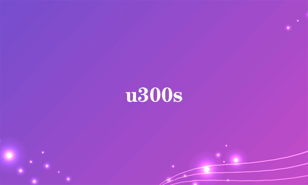 u300s