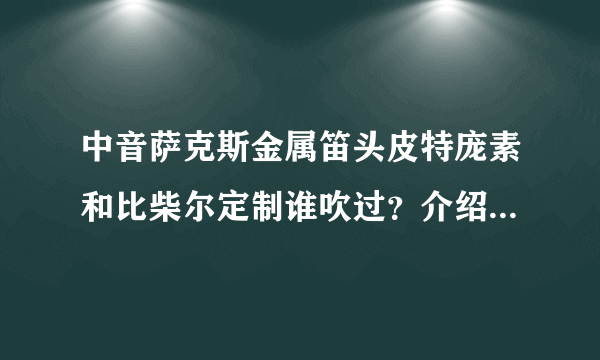 中音萨克斯金属笛头皮特庞素和比柴尔定制谁吹过？介绍介绍哪个吹流行爵士音色好！纠结中！不知道买哪个好