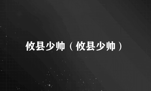 攸县少帅（攸县少帅）