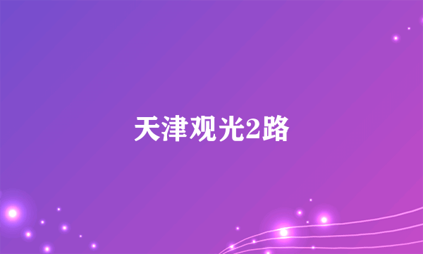天津观光2路