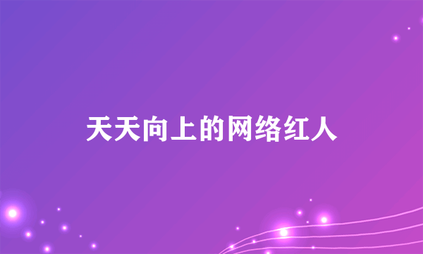 天天向上的网络红人