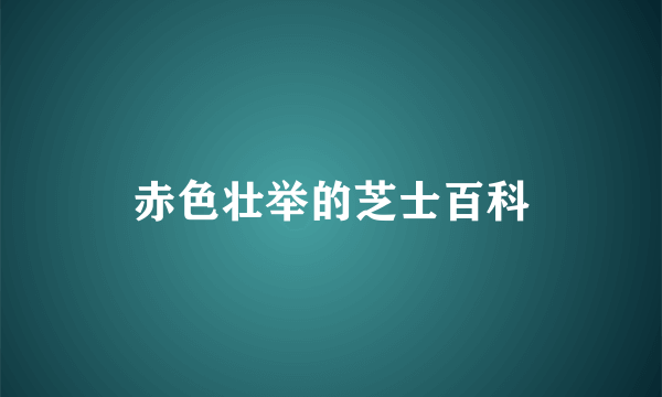 赤色壮举的芝士百科