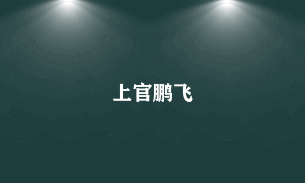 上官鹏飞