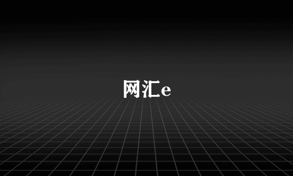 网汇e