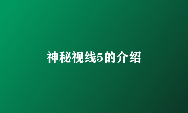 神秘视线5的介绍